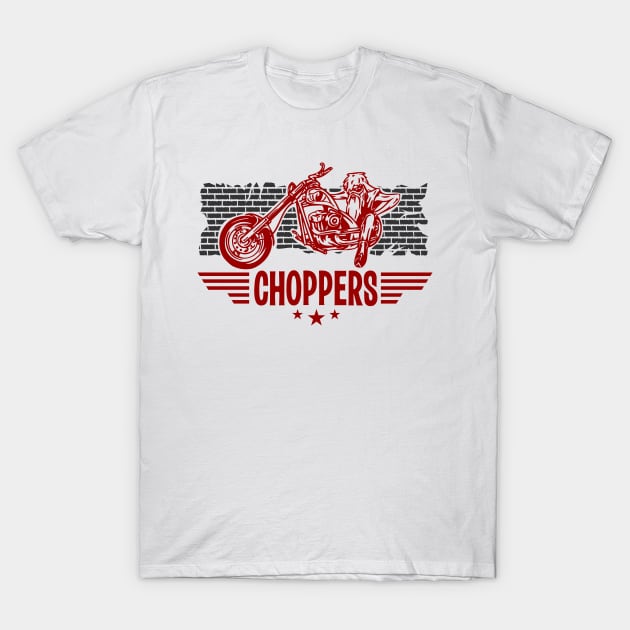 Biker Chopper T-Shirt by RadStar